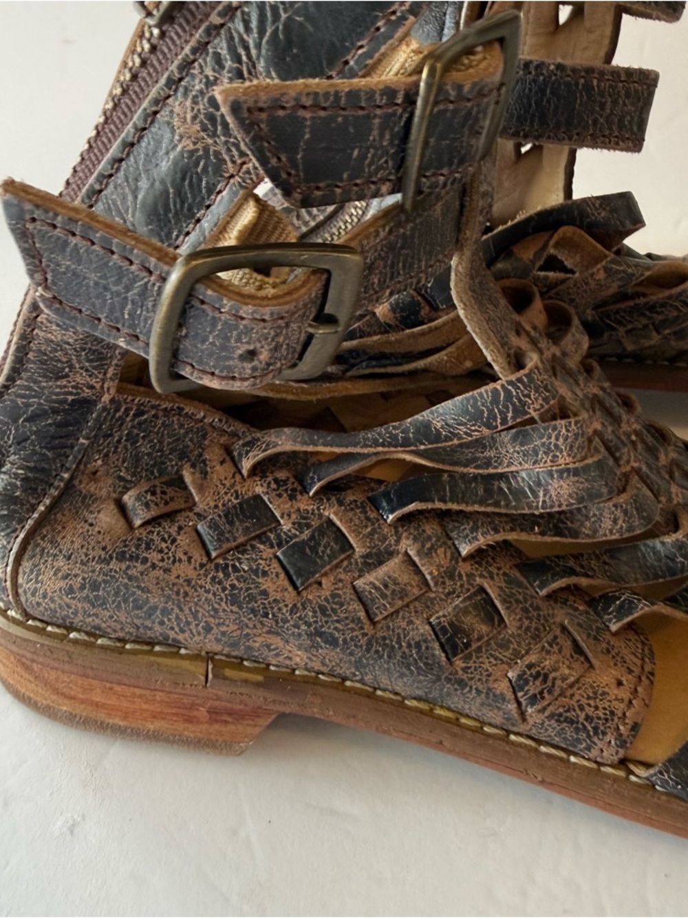 Bed Stu Rio Grande Flat Sandals/Boots Size 8 - Picture 8 of 16
